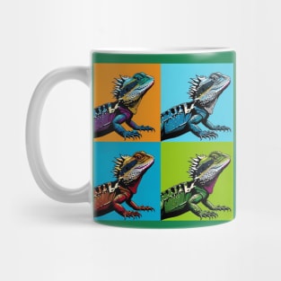 Australian Water Dragon Pop Art - Cool Lizard Mug
